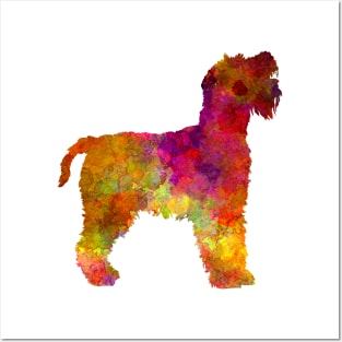 Welsh Terrier in watercolor Posters and Art